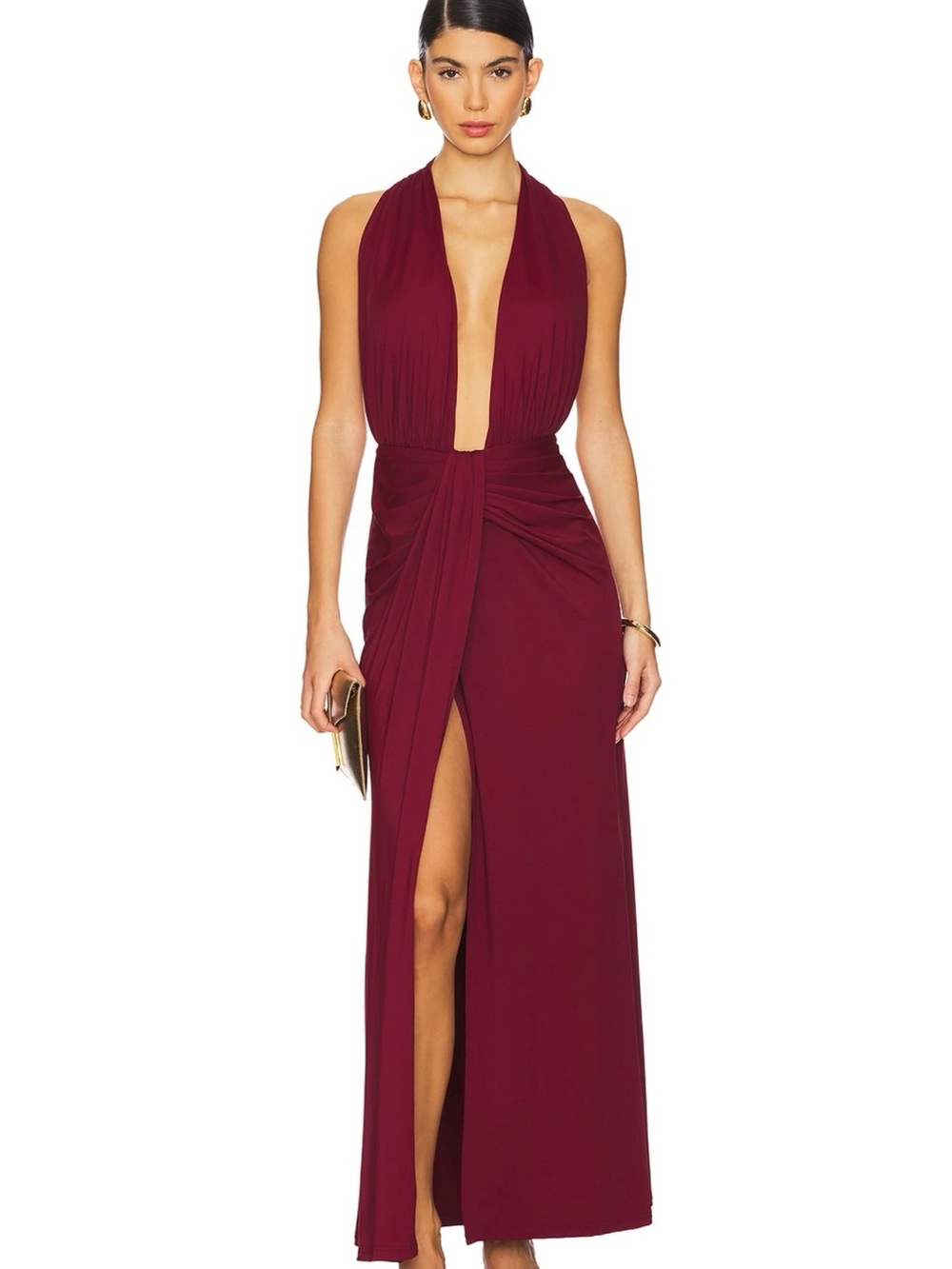SNDYS Cantarios Dress in Maroon